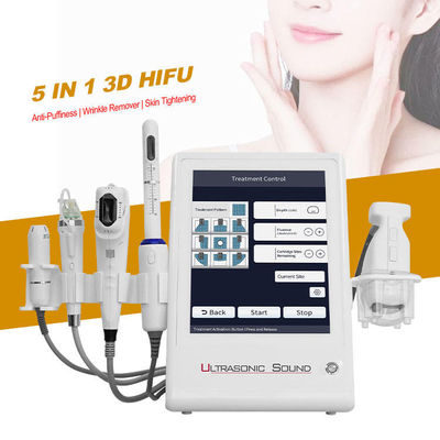 5 w 1 HIFU Micro Needle RF Machine do usuwania zmarszczek Lifting twarzy Wyszczuplanie ciała
