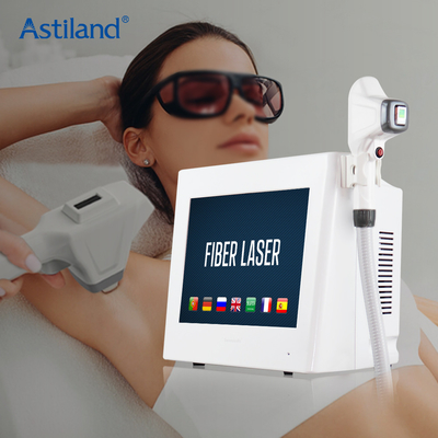 Astiland Fibre Laserowa maszyna do usuwania włosów Trwała 50000000 strzałów Żywotność